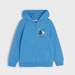 Swetry dla chłopców - Sinsay - Bluza Myszka Miki - Niebieski - grafika 1