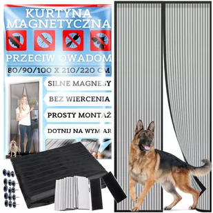 Moskitiera Na Drzwi Magnetyczna 80/90/100X210/220 - Moskitiery - miniaturka - grafika 1