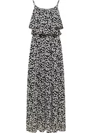 Sukienki - faina sukienka maxi damska 1922818, czarny biały, M - miniaturka - grafika 1