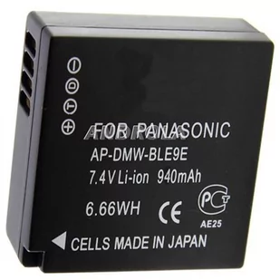 Bateria Panasonic DMW-BLE9E Lumix DMCGF3 940mAh - Baterie i akcesoria - miniaturka - grafika 1