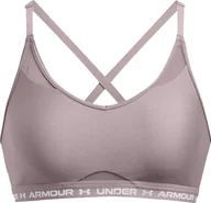 Bielizna sportowa damska - Under Armour Stanik sportowy Under Armour UA Crossback Low szary XS - miniaturka - grafika 1