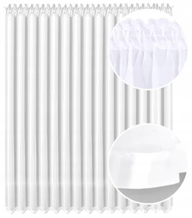 Firana prosta z LAMÓWKĄ Firanka 240x300 cm - Firany - miniaturka - grafika 1