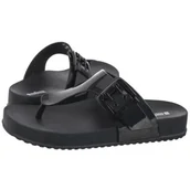 Klapki i japonki damskie - Buty na Lato Damskie Japonki Melissa Cozy Flip Flop Ad 35933 Czarne - miniaturka - grafika 1