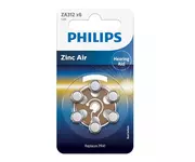 Baterie i akcesoria - Philips Zinc Air Minicells ZA312 6 sztuk ZA312B6A/00 - miniaturka - grafika 1
