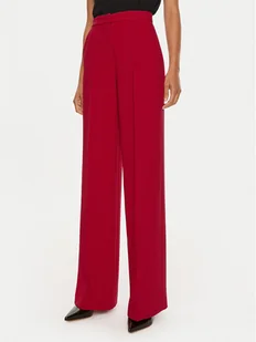 Pinko Spodnie materiałowe Pergamino 100331 A20Q Czerwony Regular Fit - Spodnie damskie - miniaturka - grafika 1