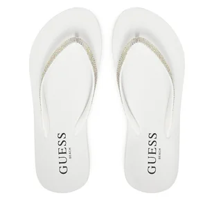 Japonki Guess E5GZ05BB00F Biały - Klapki i japonki damskie - miniaturka - grafika 1