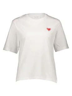 SisterS point Koszulka w kolorze białym - Koszulki i topy damskie - miniaturka - grafika 1