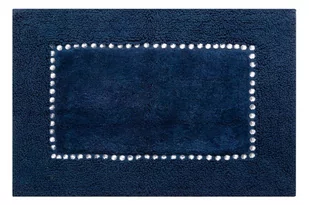 Dywan Bawełniany 60 x 90 Chic Granatowy - Dywaniki łazienkowe - miniaturka - grafika 1