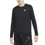 Bluzy sportowe damskie - Bluza Nike Sportswear Club Fleece DQ5473-010 - czarna - miniaturka - grafika 1