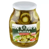 Warzywa w marynacie - Carrefour Classic Sałatka szwedzka 850 g - miniaturka - grafika 1