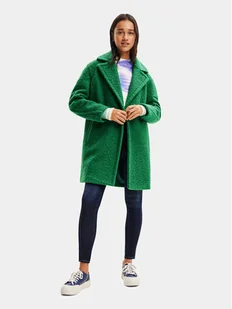 Desigual Płaszcz przejściowy 23WWEW21 Zielony Comfort Fit - Płaszcze damskie - miniaturka - grafika 1