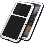 Etui i futerały do telefonów - LOVE MEI Etui pancerne + szkło Powerful do Galaxy S25, białe - miniaturka - grafika 1