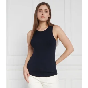 Tommy Hilfiger Top 5X2 RIB NS | Slim Fit - Koszulki i topy damskie - miniaturka - grafika 1
