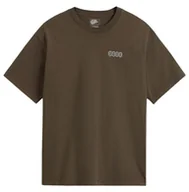 Koszulki męskie - T-shirt Męski VANS Earthbound Loose Fit SS Coal Brown VN000RD6EMP1 S - miniaturka - grafika 1