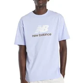 Koszulki męskie - Koszulka męska New Balance MT51500DYK - niebieska - miniaturka - grafika 1