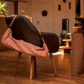 Pozostały sprzęt i akcesoria do ćwiczeń - Konopny pokrowiec na matę do jogi - czerwony - miniaturka - grafika 1