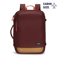 Plecaki - Plecak kabinowy antykradzieżowy Pacsafe Go 34 l - bordowy - miniaturka - grafika 1