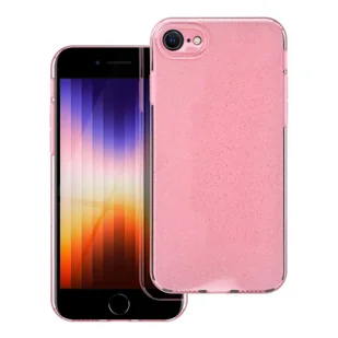 Futerał CLEAR CASE 2mm BLINK do IPHONE 7 / 8 / SE 2020/ SE 2022 różowy - Etui i futerały do telefonów - miniaturka - grafika 1