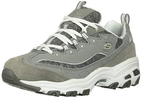 Skechers Damskie trampki D´Lites BIGGEST FAN, szare (szary/biały), 39 EU W
