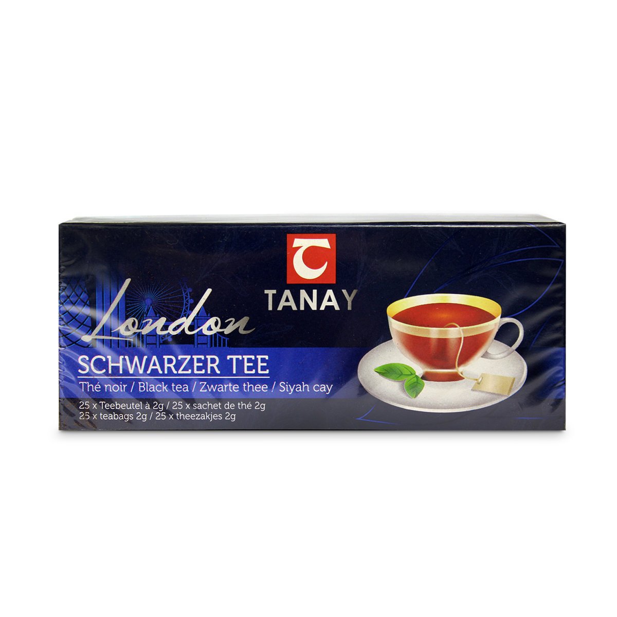 Herbata Czarna Ekspresowa London 25 Torebek Tanay