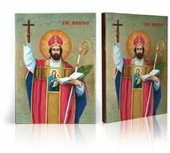 Ikony i obrazy sakralne - Ikona religijna Święty Bruno - miniaturka - grafika 1