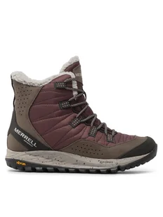 Merrell Śniegowce Antora Sneaker Boot Wp J066930 Bordowy - Śniegowce damskie - miniaturka - grafika 1