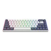 Klawiatury - Dark Project KD68B White/Navy Blue - Klawiatura mechaniczna G3MS RGB (ENG) - miniaturka - grafika 1