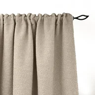 Zasłony - Zasłona BOUCLE BC2074 | kremowy 140 x 260 cm - miniaturka - grafika 1