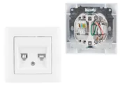Gniazdka elektryczne - LEDart Wesa LC-42 telefoniczno-komputerowe - miniaturka - grafika 1