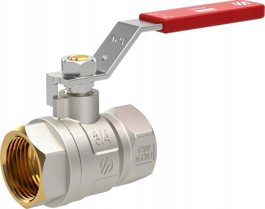 Zawór kulowy do wody DN15 1/2 GW-GW SENA VA30 dźwignia Inox