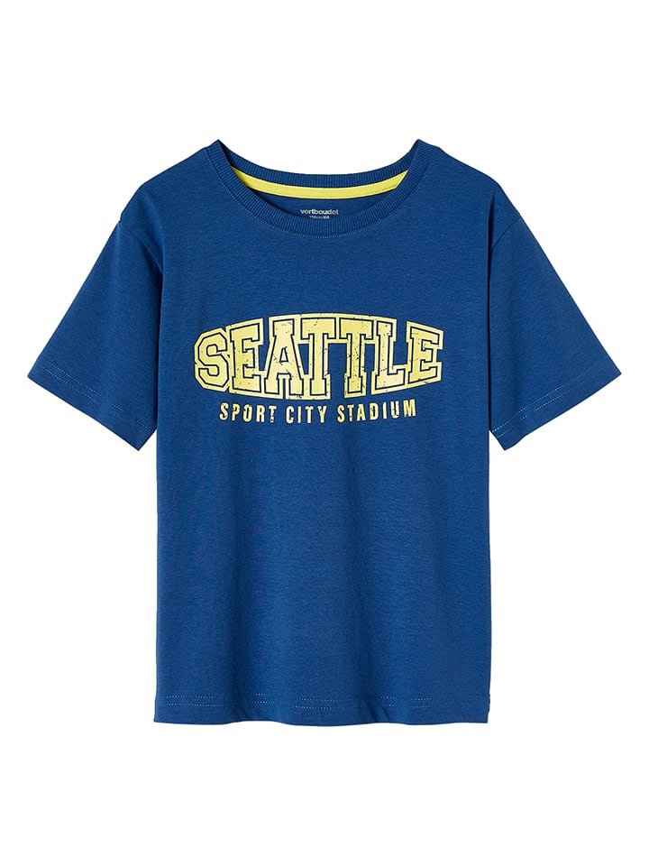 vertbaudet Koszulka w kolorze niebieskim