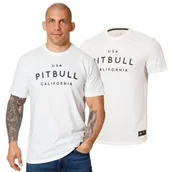 Odzież taktyczna i umundurowanie - Koszulka Pit Bull Heavy Weight 210 Garment Washed USA Cal '24 - Off White XL - miniaturka - grafika 1