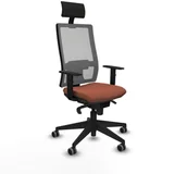 Fotele i krzesła biurowe - Krzesło Biurowe Horna Piqueras y Crespo 1D066G1 Brązowy - miniaturka - grafika 1