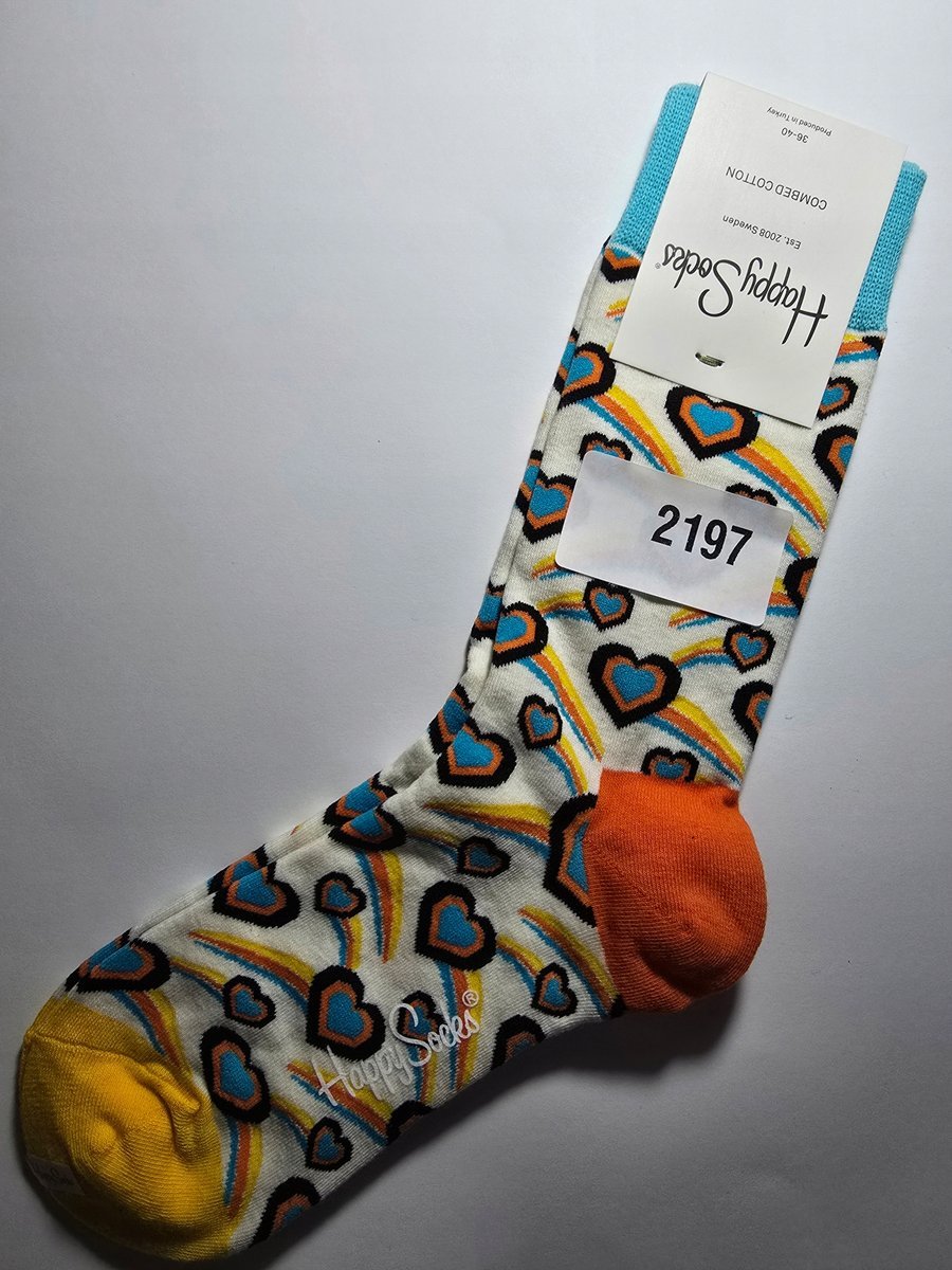 Kolorowe skarpety Happy Socks unisex rozmiar 36-40 (2197)