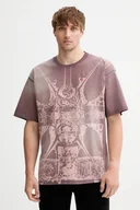 Koszulki męskie - Diesel t-shirt bawełniany T-BOXT-T13 męski kolor brązowy wzorzysty A19314.0KIBW - miniaturka - grafika 1