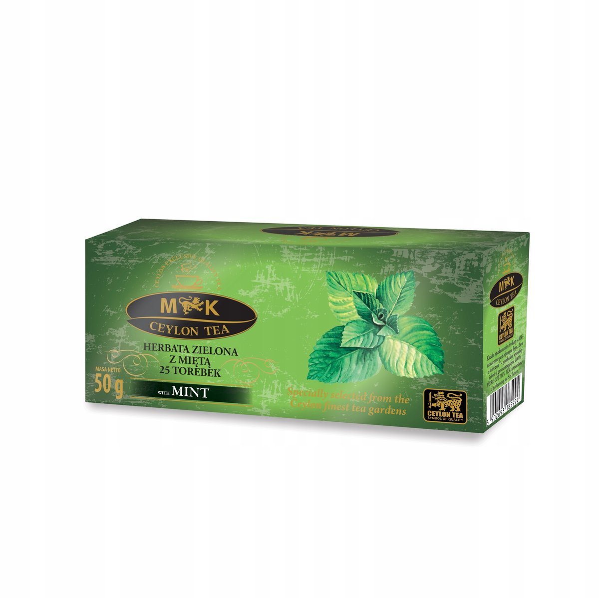 HERBATA ZIELONA Z MIĘTĄ 25T MK 50G