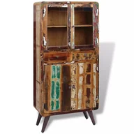 Kredensy - vidaXL Kredens z drewna odzyskanego 90x40x190 cm - miniaturka - grafika 1