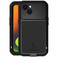 Etui i futerały do telefonów - LOVE MEI Etui Pancerne + szkło Powerful do iPhone 14 Plus czarne - miniaturka - grafika 1