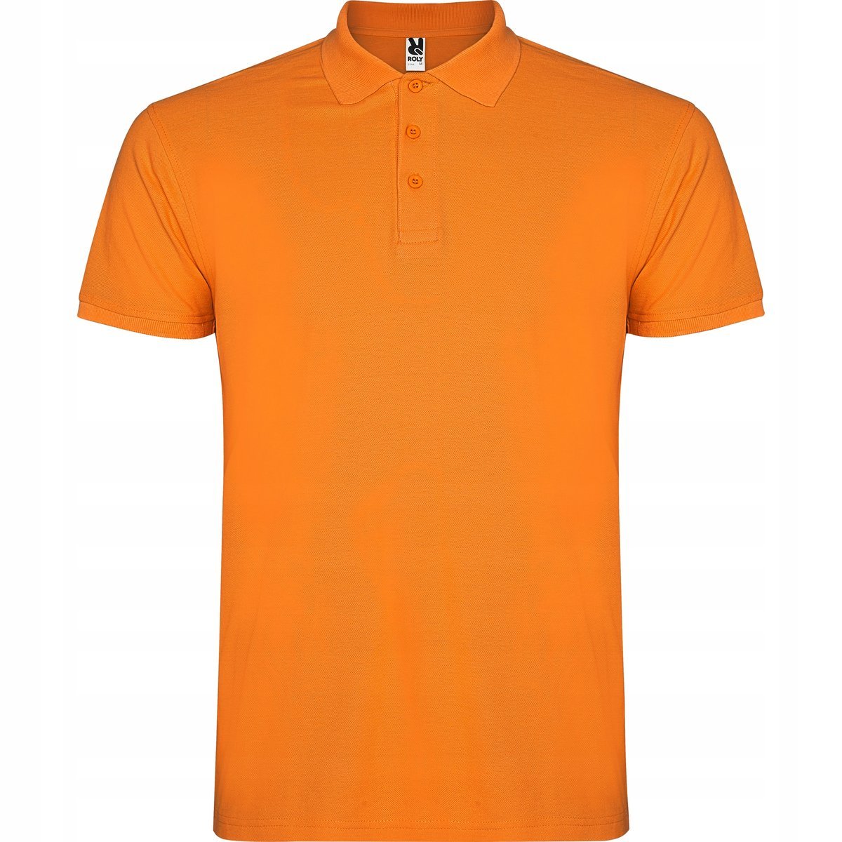 Koszulka POLO Męska Bawełna PIQUE Roly STAR 6638 ORANGE 2XL