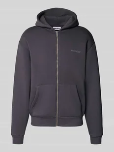 Bluza rozpinana z kieszenią kangurką - Bluzy męskie - miniaturka - grafika 1