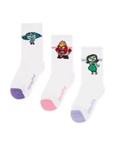 Skarpetki dla dzieci - INSIDE OUT 2 Skarpety ACCCS-SS25-337PIO(3-PACK) Biały - miniaturka - grafika 1
