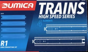 Dumel Long Straigh Rail set 4xR1 - Kolejki i akcesoria - miniaturka - grafika 2