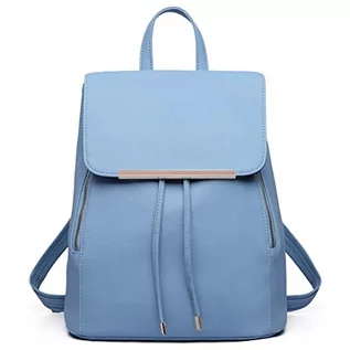 Torebki damskie - Miss Lulu Ladies Fashion PU Leather Backpack Plecak Torba na ramię - grafika 1