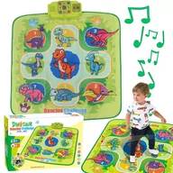 Zabawki interaktywne dla dzieci - Muzyczna Mata Do Tańca Interaktywna Dinozaury Dźwięk Światło Dla Dzieci - miniaturka - grafika 1