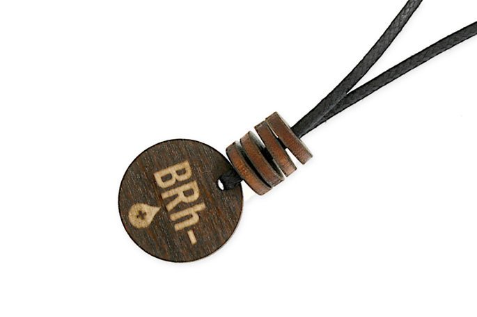 Wisior Z Elementami Drewnianymi B Rh-