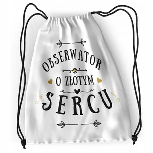 Plecak Sportowy Szkolny Obserwatora Worek Torba z Nadrukiem ze Zdjęciem - Plecaki worki - miniaturka - grafika 1
