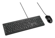 Zestawy myszka + klawiatura - Kensington KM100 EQ klawiatura Dołączona myszka Biuro USB QWERTY Skandynawia Czarny K75452PN - miniaturka - grafika 1