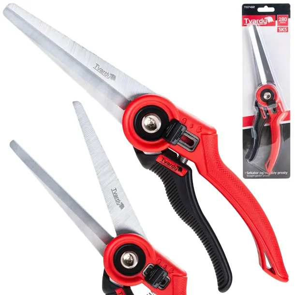 Sekator ogrodniczy prosty z ostrzem mijającym 280mm SK5 T07412