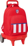 Plecaki - Safta ATLETICO DE Madrid - Duży plecak z kółkami, Compact Evolution, zdejmowany, idealny dla dzieci w różnym wieku, wygodny i wszechstronny, jakość i wytrzymałość, 33 x 22 x 45 cm, czerwony, Czerwone, - miniaturka - grafika 1