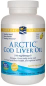 Serce i układ krążenia - NORDIC NATURALS Nordic Naturals Arctic Cod Liver Oil Omega-3 675mg smak cytrynowy 90 kapsułek 1125070 - miniaturka - grafika 1
